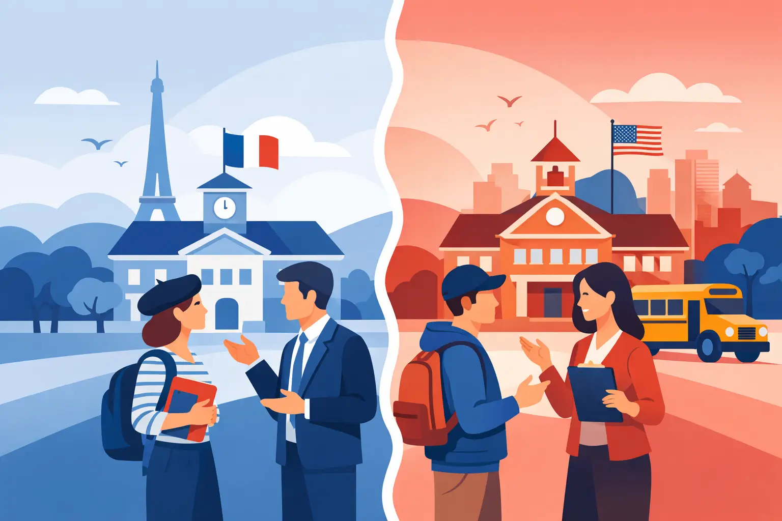 French Versus American Schooling Compared